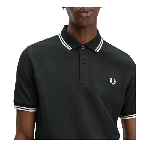 Fred Perry Polo Polo Uomo con doppia riga M P25 - FRED PERRYM3600 - T50 - M - Francavilla Moda